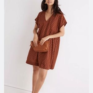 Madewell Jacquard Dolman-Sleeve Mini Dress